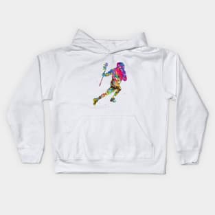 Lacrosse player Kids Hoodie